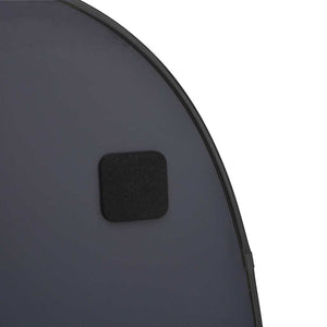 Väggspegel svart 60x40 cm