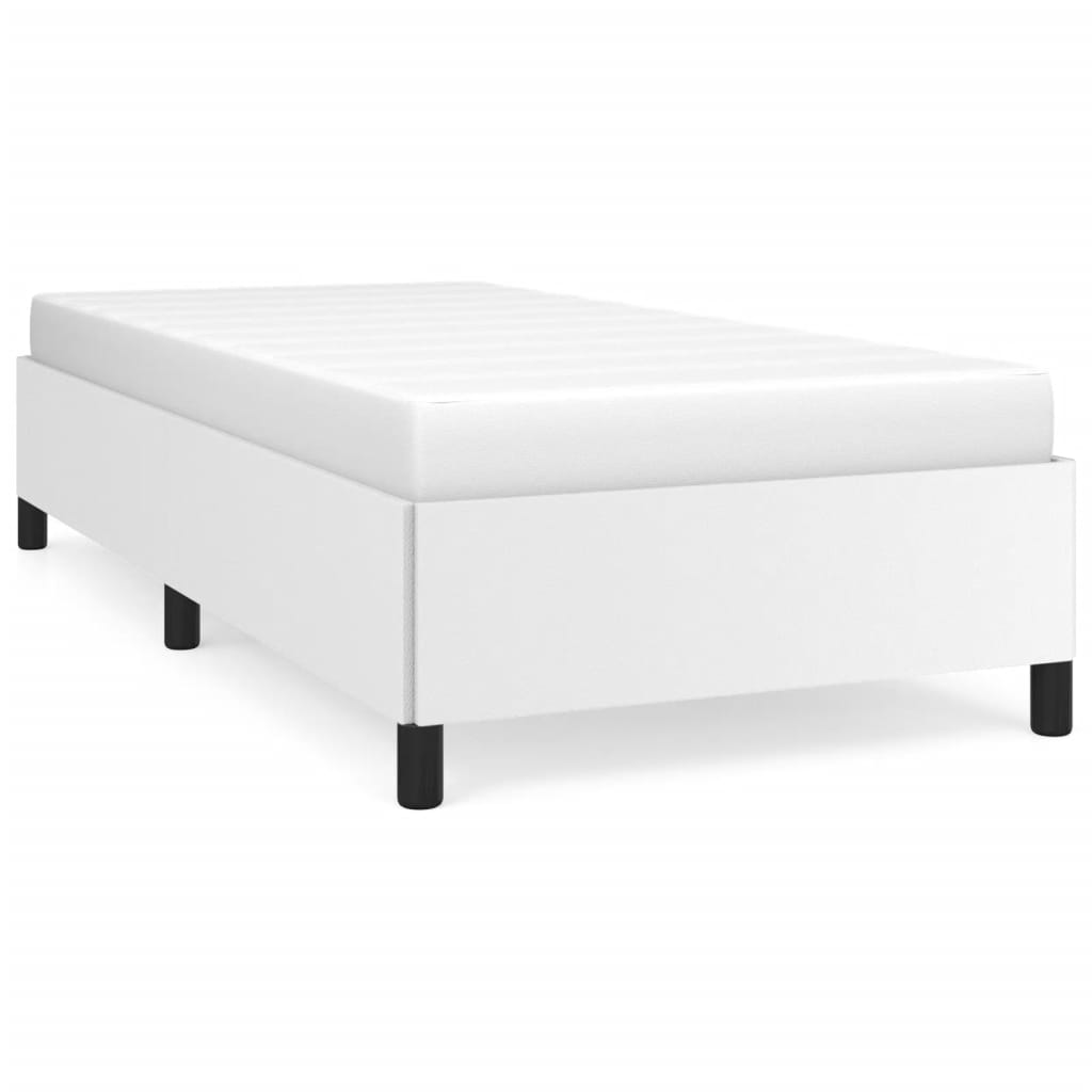 Sängram vit 80x200 cm konstläder
