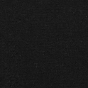 Sängram med huvudgavel utan madrass svart 80x200 cm