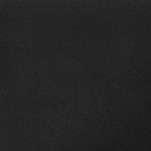 Sängram med huvudgavel utan madrass svart 140x190 cm