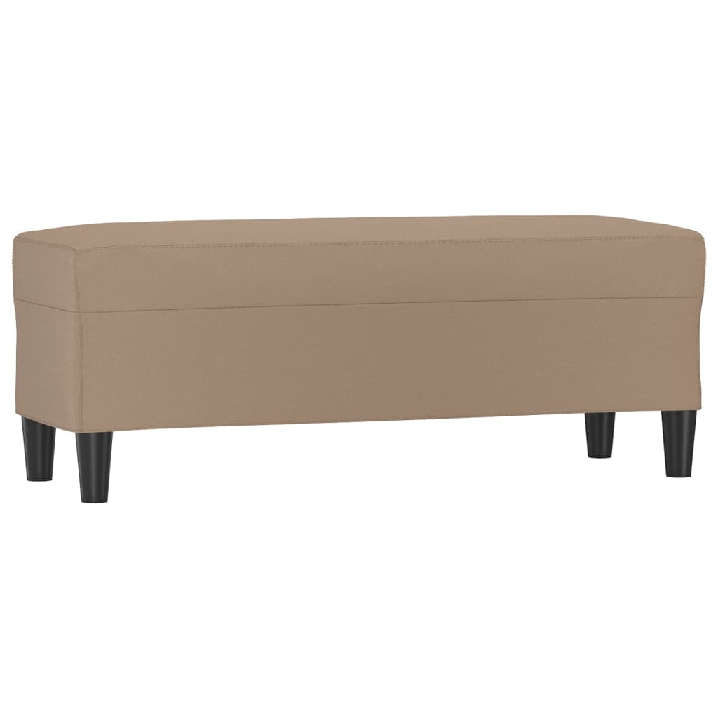 Bänk cappuccino 100x35x41 cm konstläder