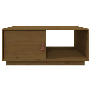 Soffbord honungsbrun 80x50x35,5 cm massiv furu