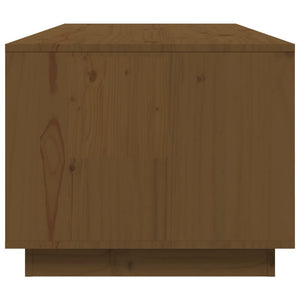 Soffbord honungsbrun 100x50x41 cm massiv furu