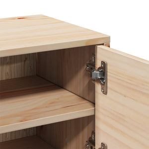 Väggskåp 31,5x30x30 cm massivt trä furu