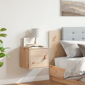 Väggskåp 31,5x30x30 cm massivt trä furu