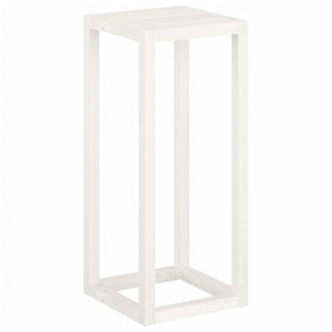 Växtställ 3 delar Vit massiv furu