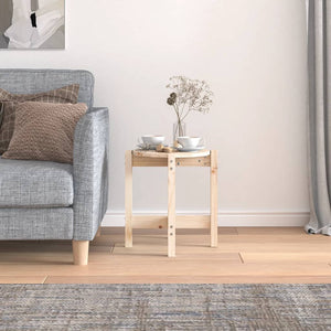 Soffbord Ø 42,5x45 cm massiv furu