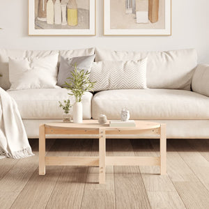 Soffbord 87x48x35 cm massiv furu