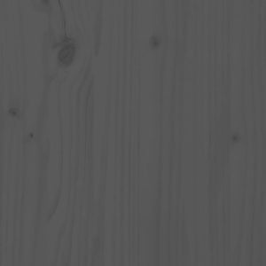 Soffbord grå Ø 35x35 cm massivt furu