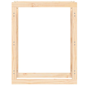 Vedställ 80x25x100 cm massiv furu