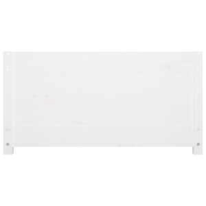 Dagbädd utan madrass vit 75x190 cm massiv trä furu