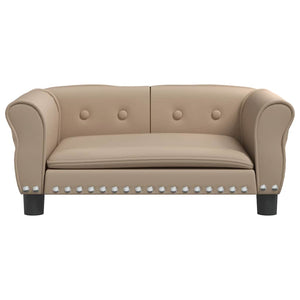 Hundbädd cappuccino 70x45x30 cm konstläder