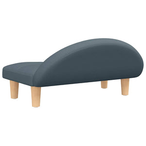 Hundbädd mörkgrå 70x52x30 cm tyg