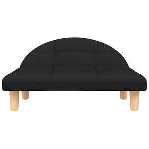 Hundbädd svart 70x52x30 cm tyg