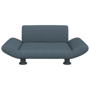 Hundbädd mörkgrå 70x45x28 cm tyg