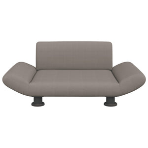 Hundbädd taupe 70x45x28 cm tyg