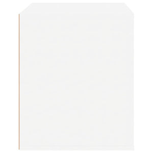 Sängbord vit högglans 40x35x47 cm