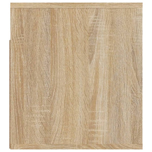 Väggmonterade sängbord 2 st sonoma-ek 50x36x40 cm