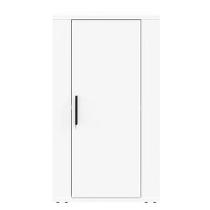 Skåp vit 40x33x70 cm konstruerat trä