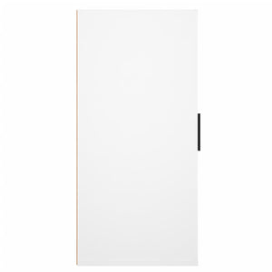 Skåp vit 40x33x70 cm konstruerat trä