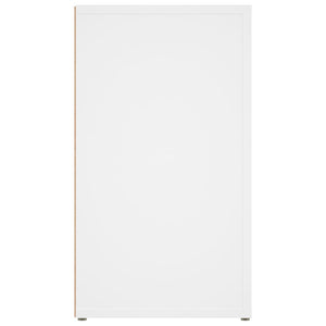 Skänk vit 80x30x54 cm konstruerat trä