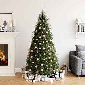 Julgranskulor 111 delar rosa polystyren