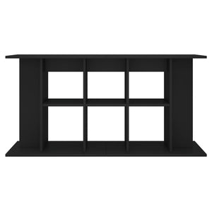 Akvariebänk svart 120x40x60 cm konstruerat trä