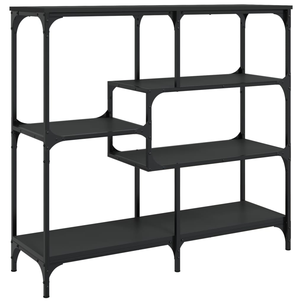 Konsolbord svart 103x32x95 cm konstruerat trä