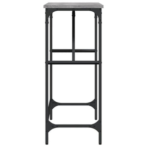 Avlastningsbord grå sonoma 100x32x75 cm konstruerat trä