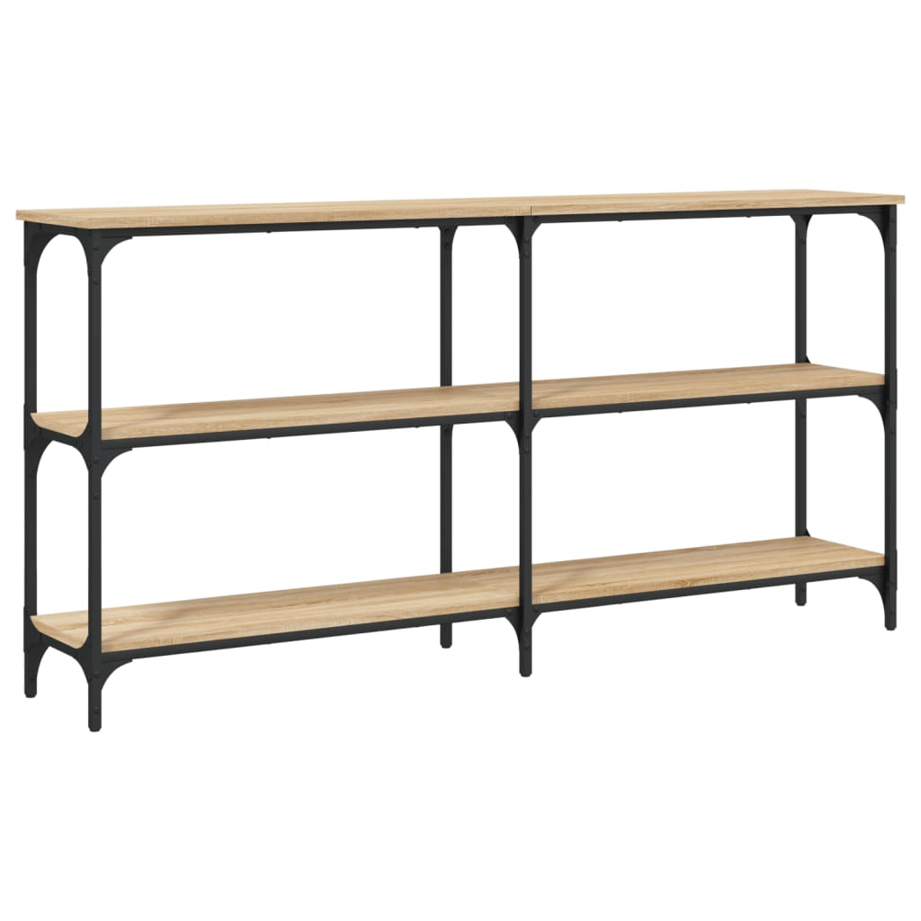 Avlastningsbord sonoma ek 150x29x75 cm konstruerat trä