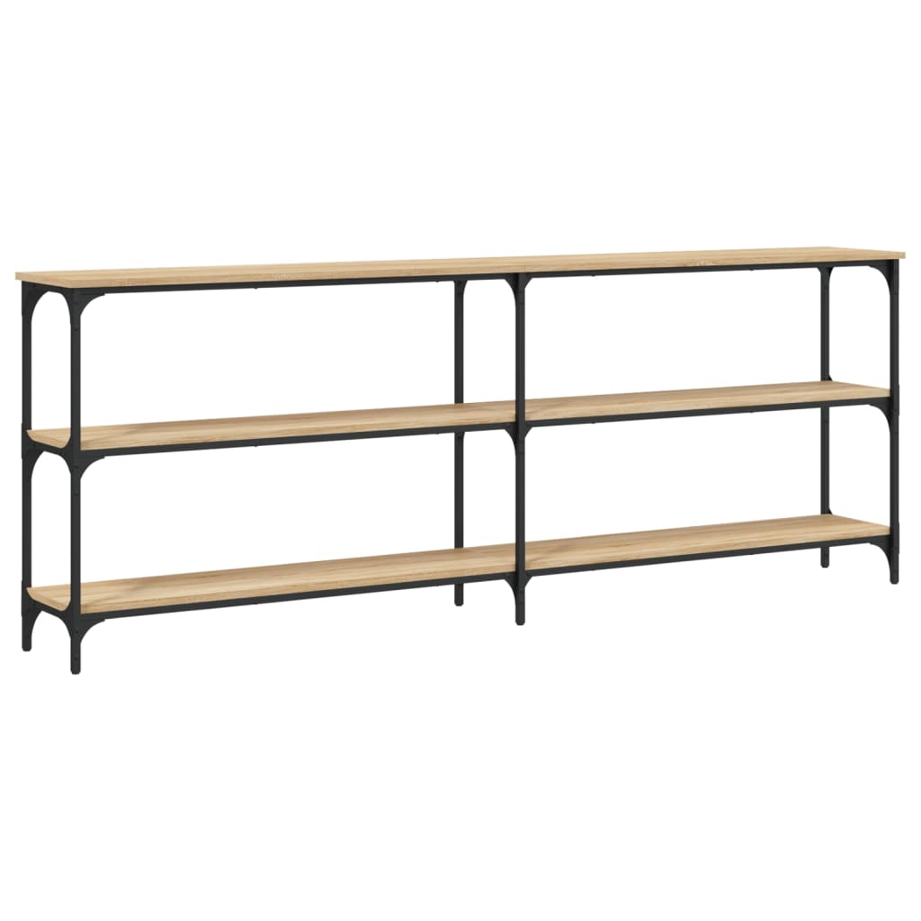 Konsolbord Sonoma Ek 200x29x75 cm Konstruerat trä