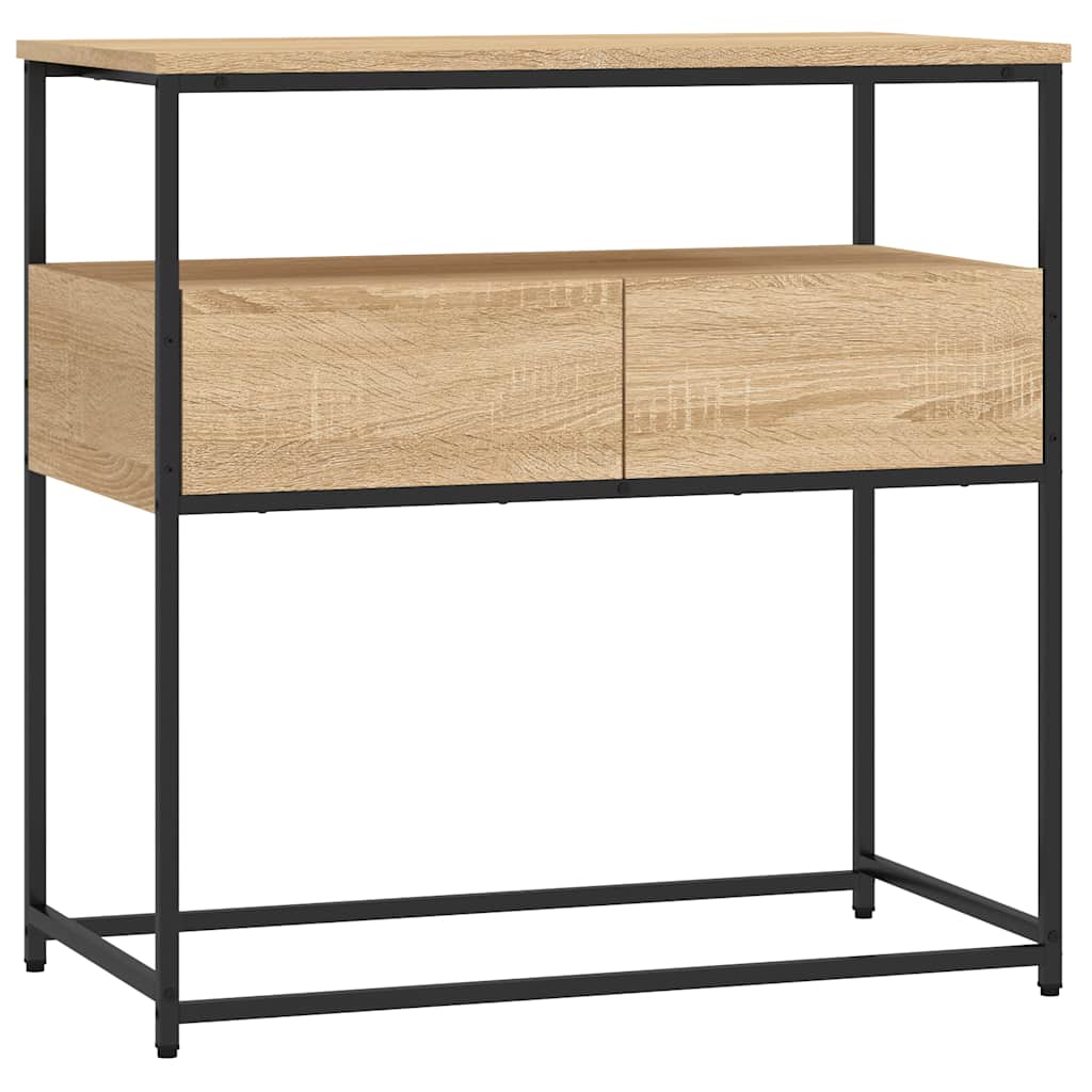 Konsolbord Sonoma Ek 75x40x75 cm Konstruerat trä
