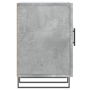 Tv-bänk betonggrå 150x30x50 cm konstruerat trä