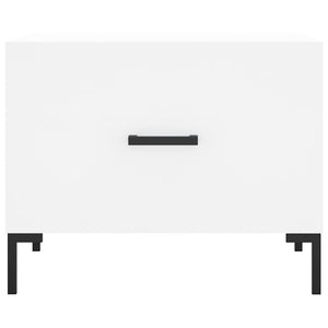 Soffbord svart 50x50x40 cm konstruerat trä