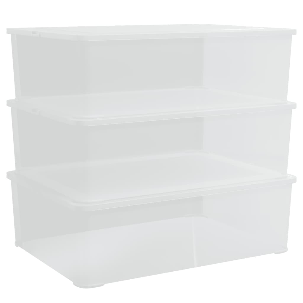 Plastlådor 3 st 25 L stapelbara
