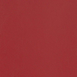 Fåtölj med fotpall vinröd konstläder