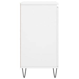 Byrå vit 60x35x70 cm konstruerat trä