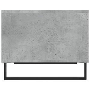 Soffbord betonggrå 60x50x40 cm konstruerat trä