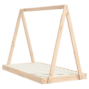 Sängram för barnsäng 80x160 cm massiv furu