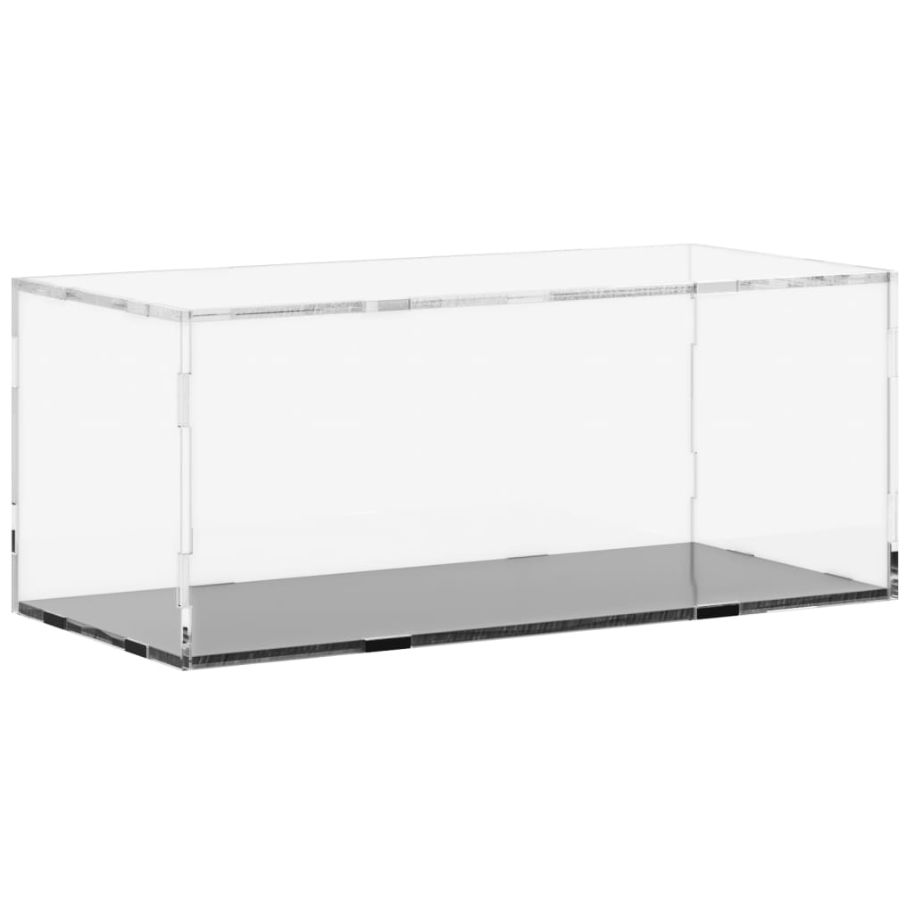 Displaylåda transparent 34x16x14 cm akryl