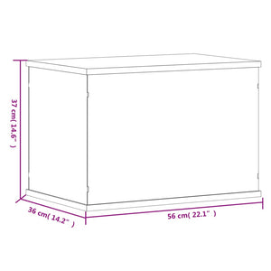 Displaylåda transparent 56x36x37 cm akryl