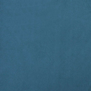 Barnsoffa blå 70x45x33 cm sammet