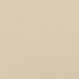 Dagbädd med madrass beige 80x200 cm tyg