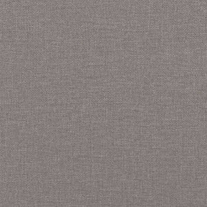 Dagbädd med madrass taupe 80x200 cm tyg