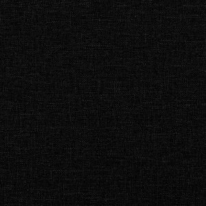 Dagbädd utdragbar med lådor svart 90x200 cm tyg