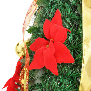 Plastgran pop-up 200 LED grön 210 cm