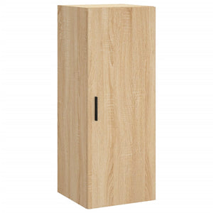 Högskåp sonoma-ek34,5x34x180 cm konstruerat trä