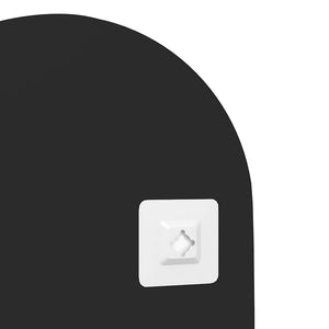 Väggspegel 45x100 cm glas oval