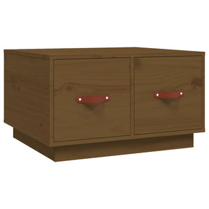 Soffbord honungsbrun 60x53x35 cm massiv furu