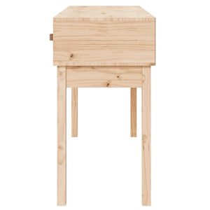 Konsolbord 114x40x75 cm massiv furu